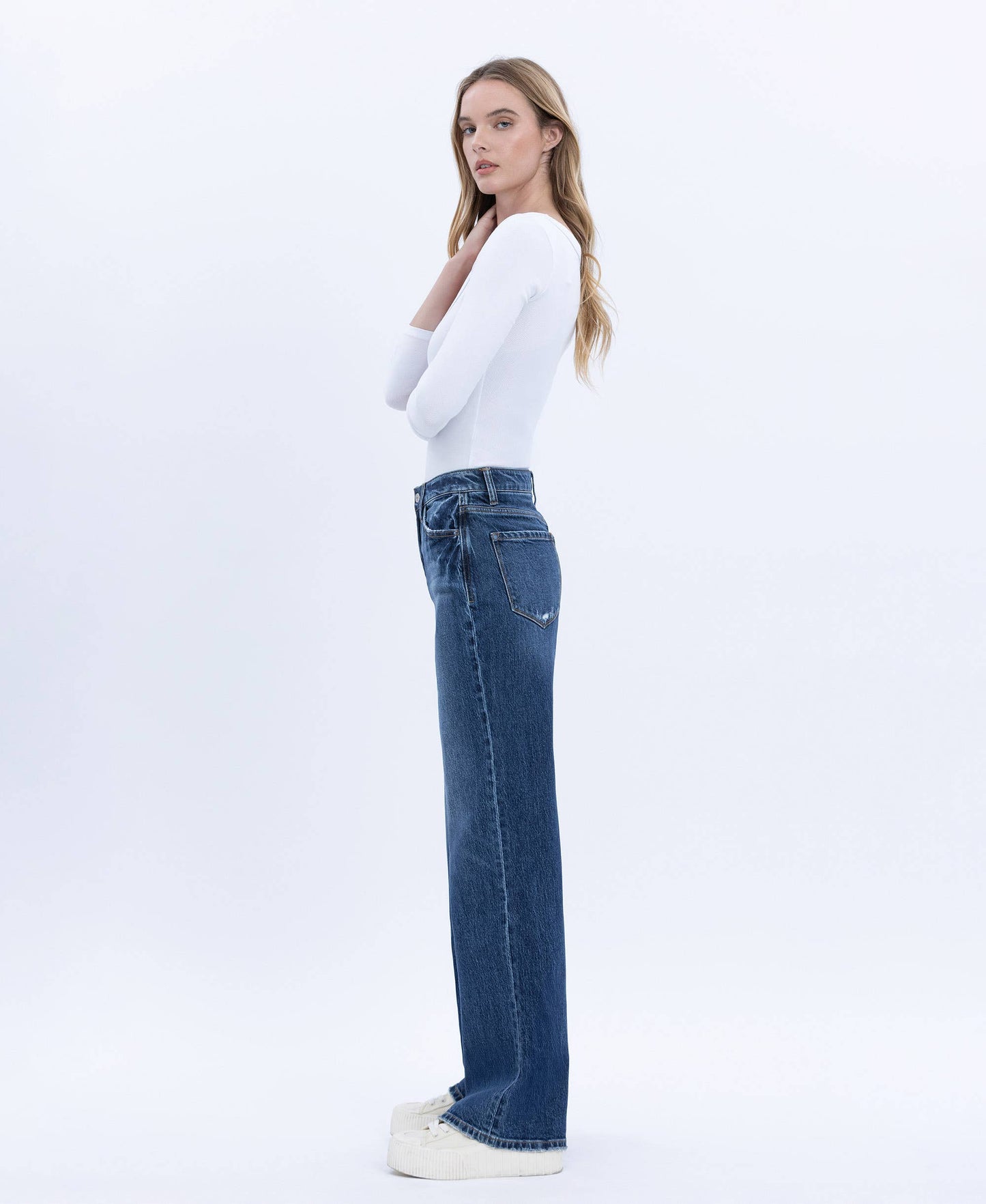 MELINDA 90's HIGHRISE DARK WASH JEANS