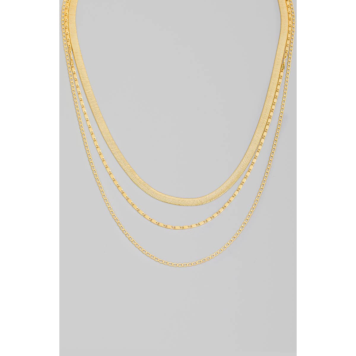 Assorted Layered Chain Link Necklace
