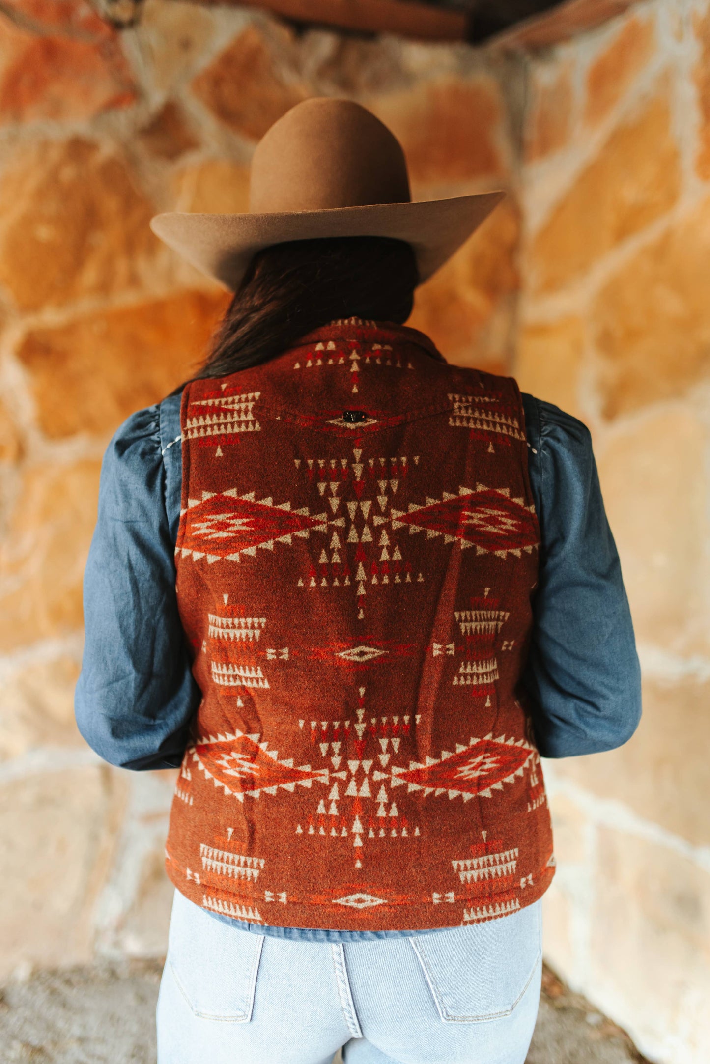 AZTEC WESTERN QUILTED VEST
