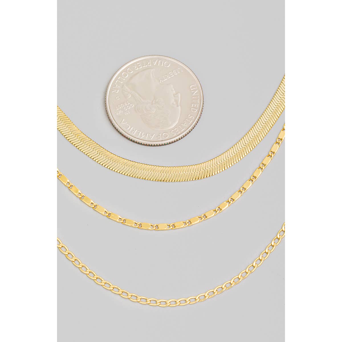 Assorted Layered Chain Link Necklace