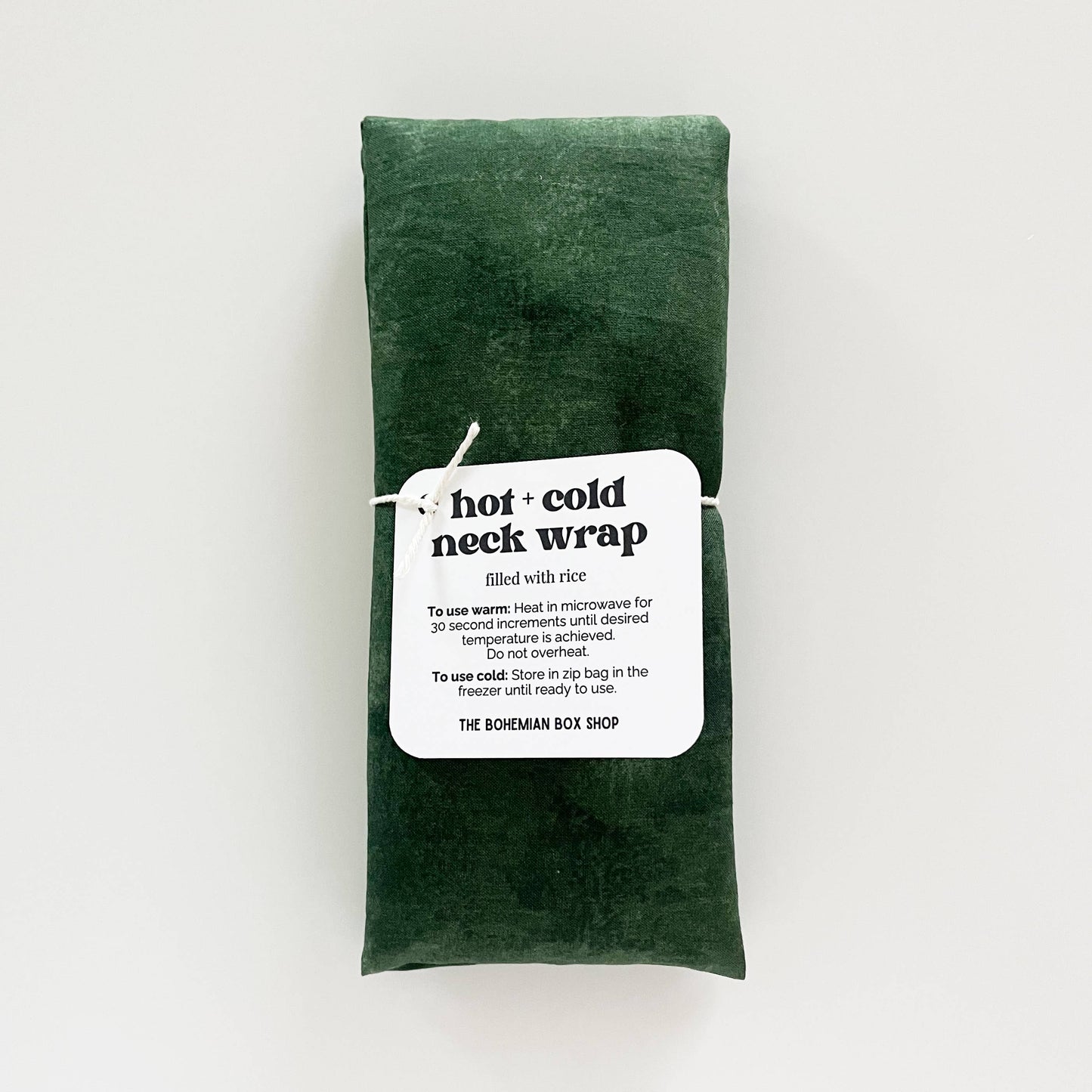 Hot & Cold Therapy Neck Wrap - Forest Green