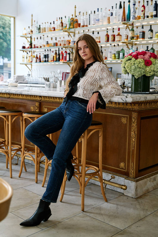 TUMMY CONTROL HIGH RISE STRETCH STRAIGHT JEAN