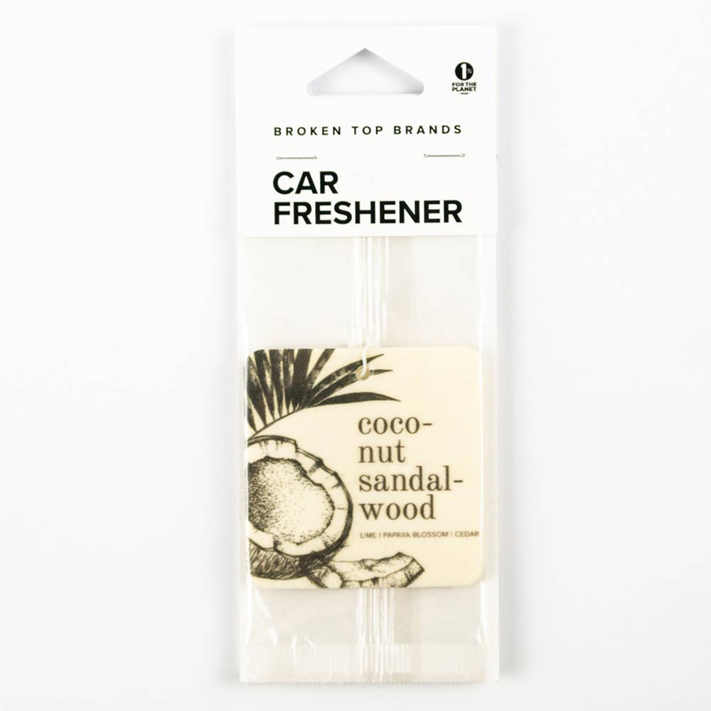 Coconut Sandalwood - Car Fresheners