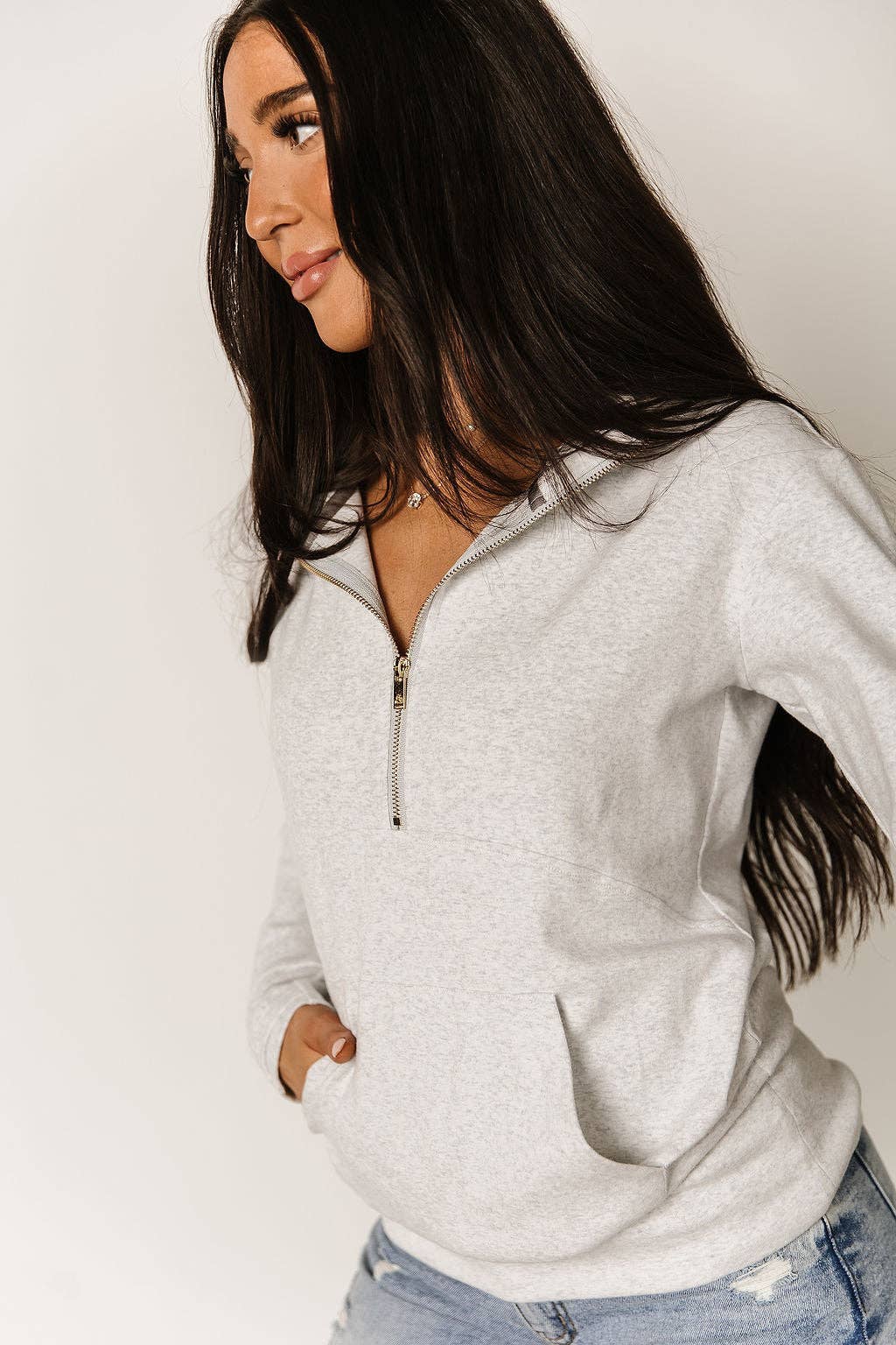 FRAN HALFZIP SWEATER