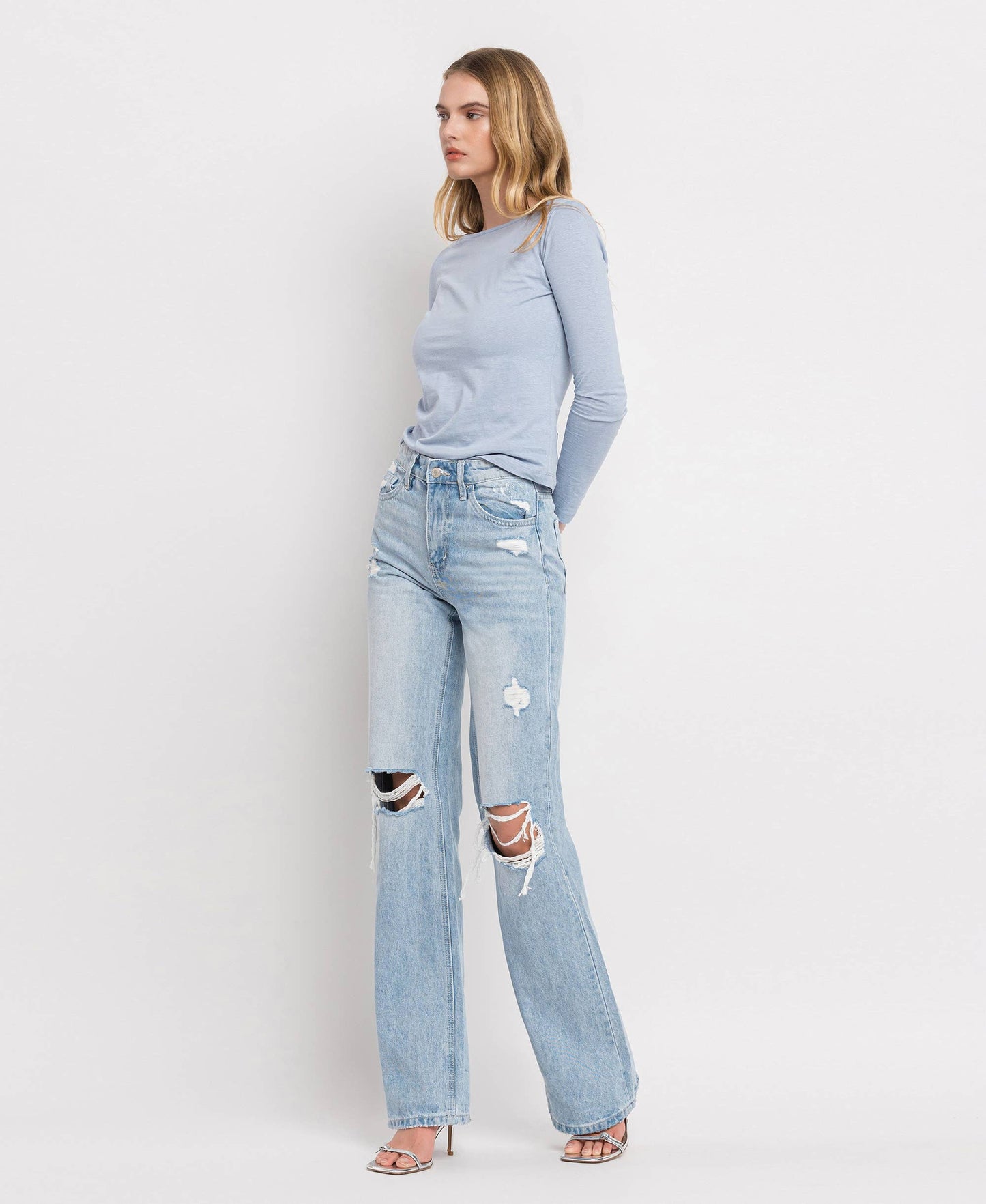 SUNNY 90'S VINTAGE HR FLARE JEANS