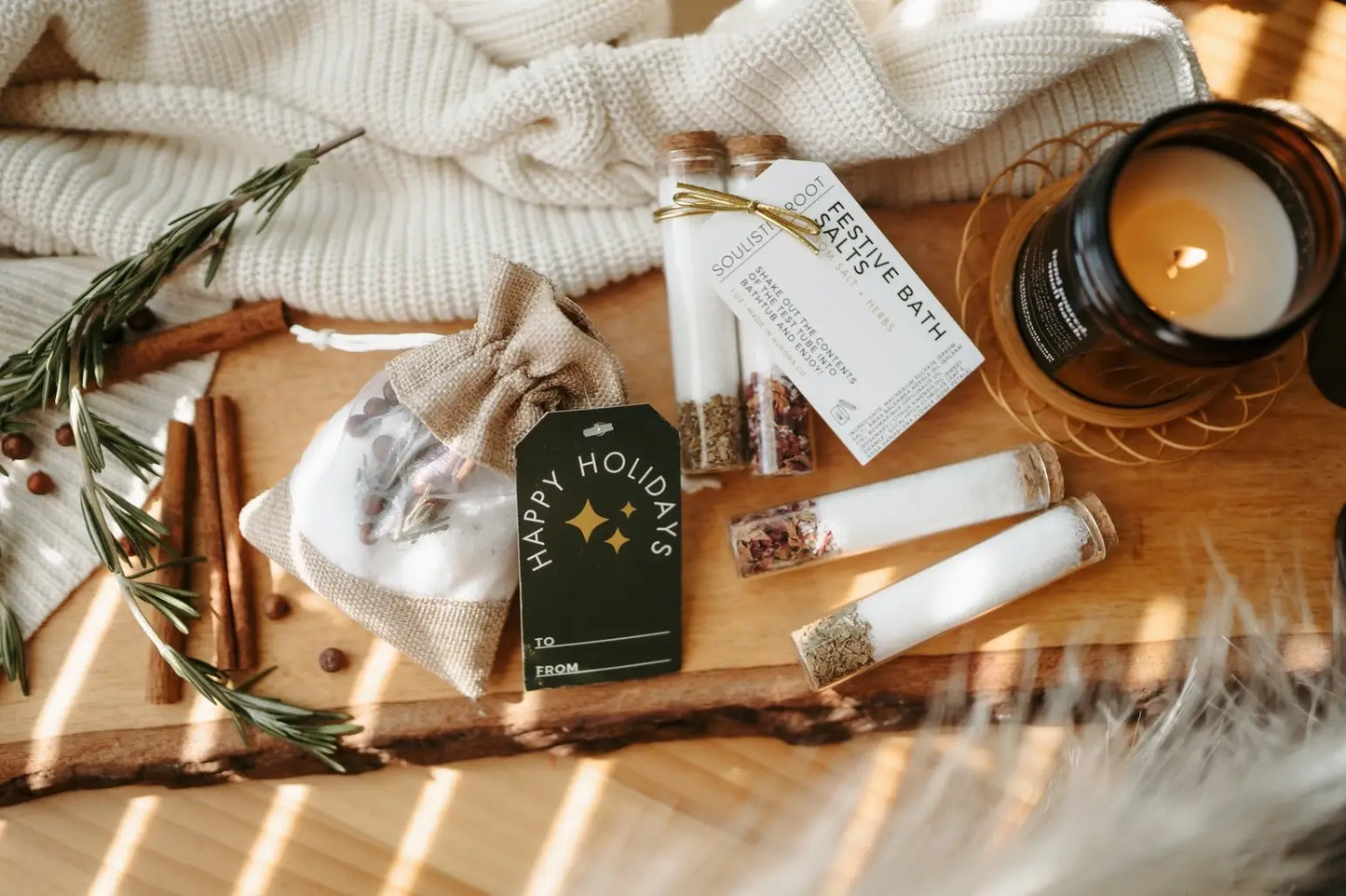 Festive Bath Salts -Stocking Stuffers