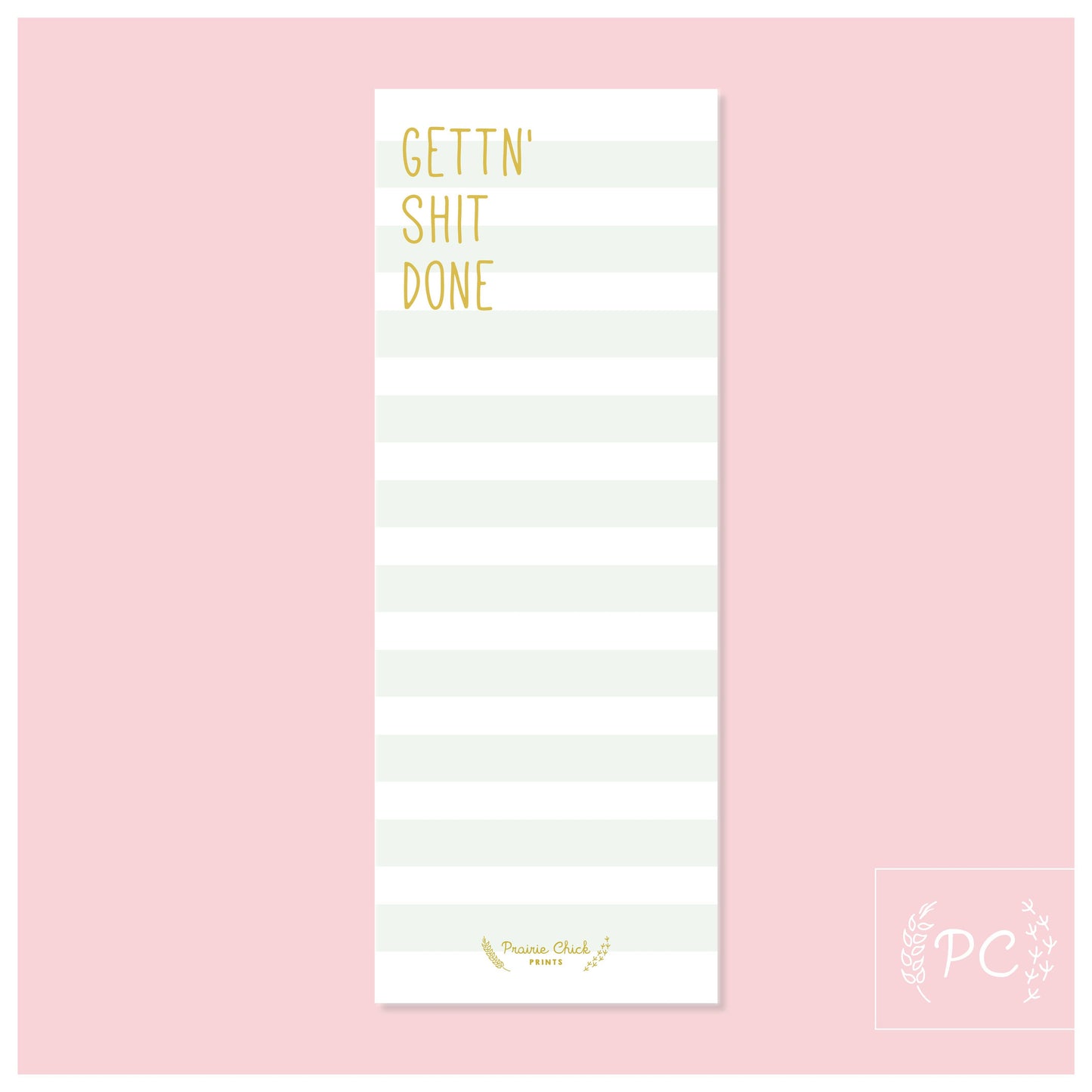 Getting' shit done | note pad