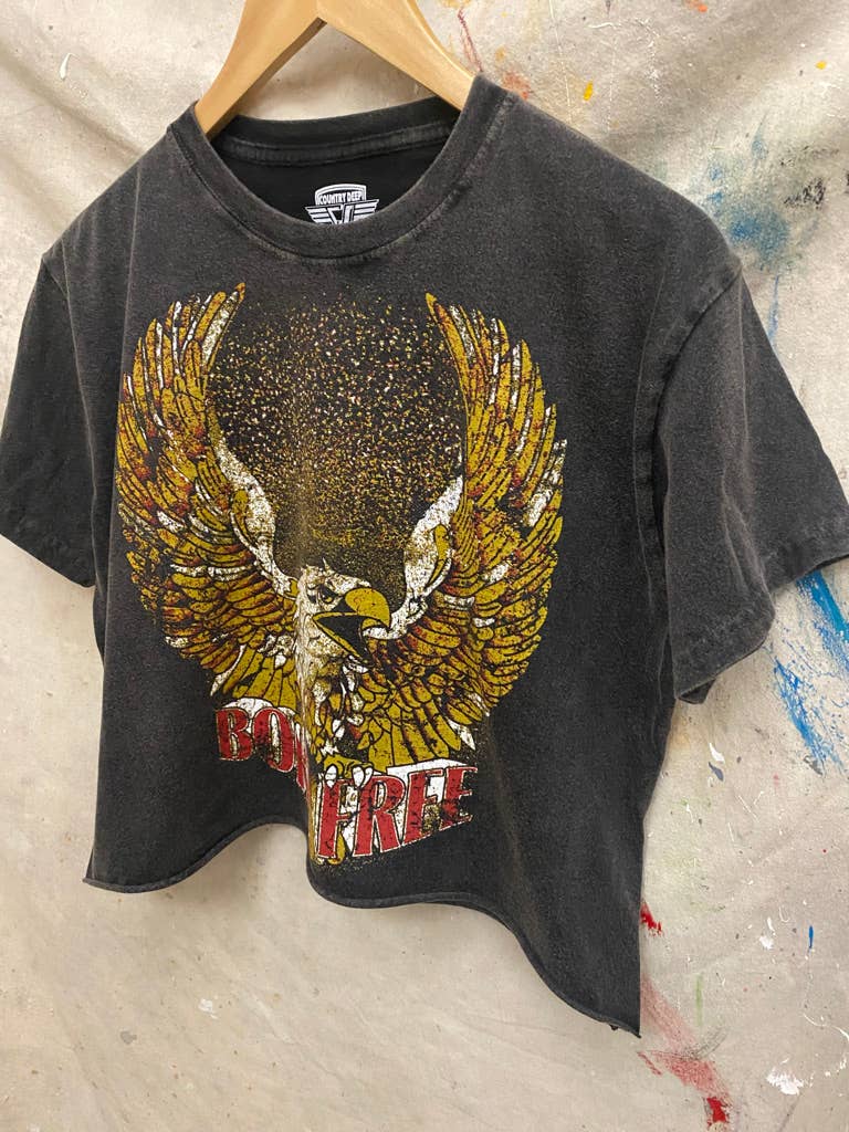 BORN FREE CROPPED TEE