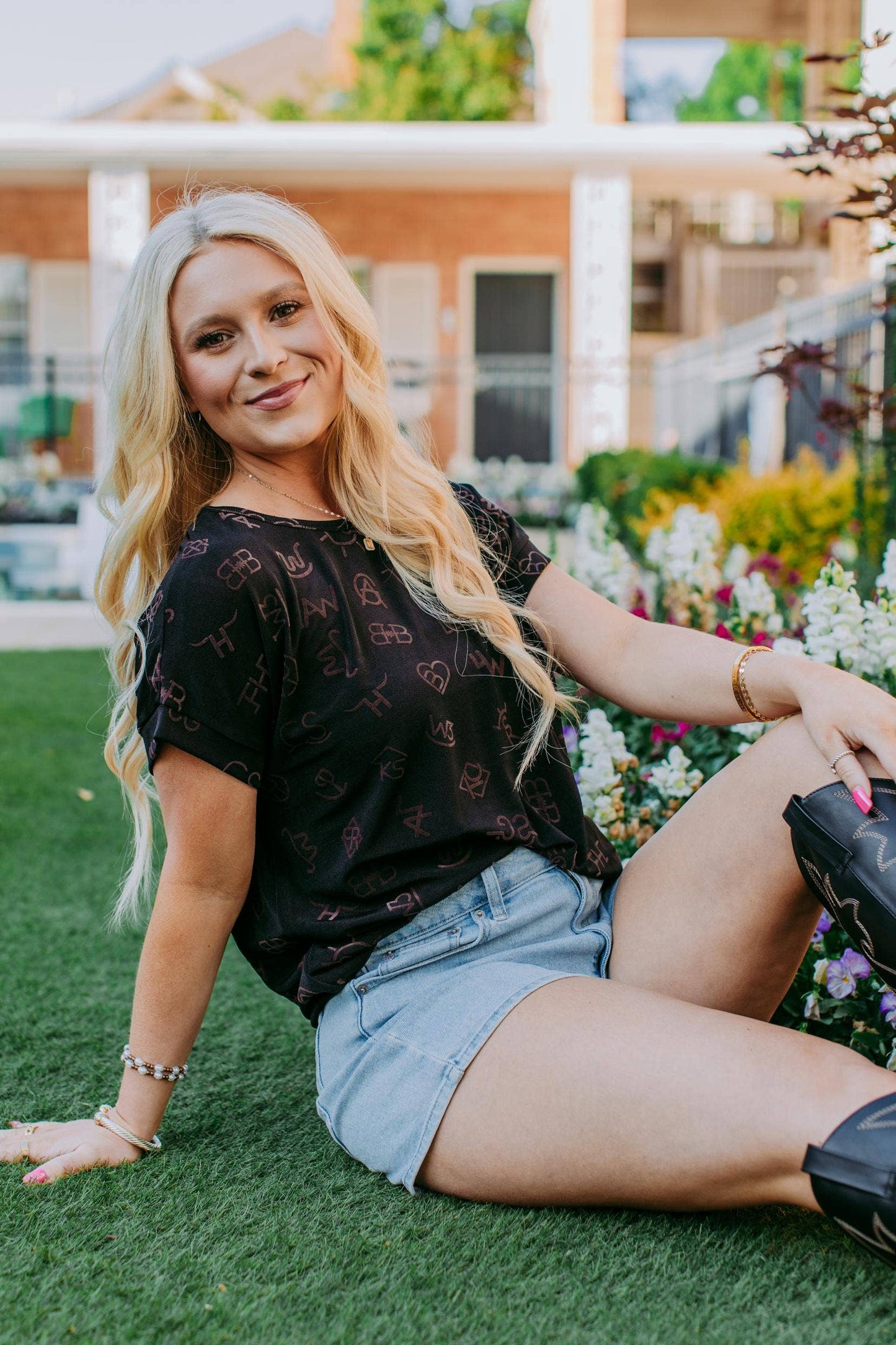 BRANDI WESTERN BLOUSE