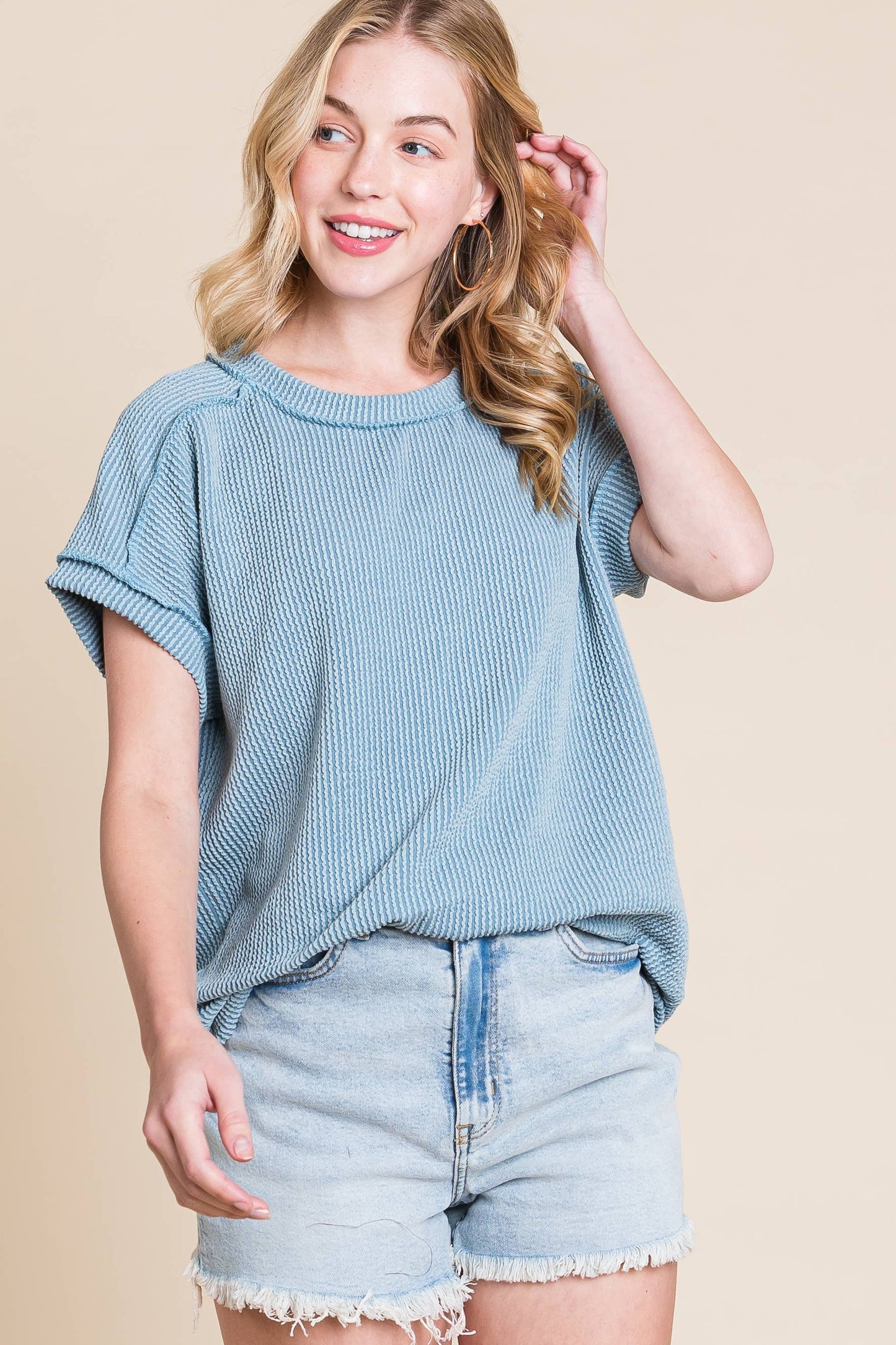 TILLI RIB KNIT TOP