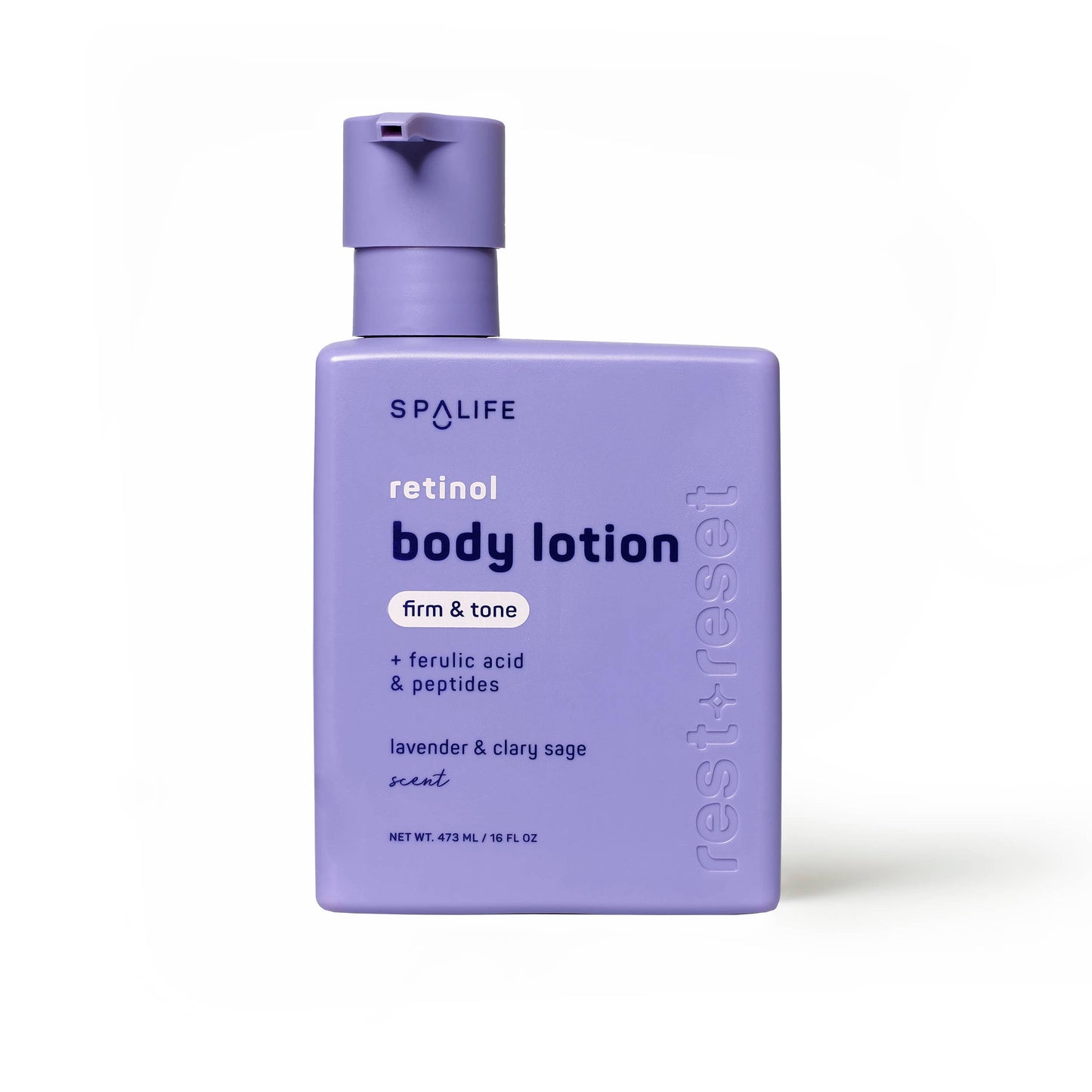 Rest Reset Retinol Body Lotion, Lavender & Clary Sage Scent