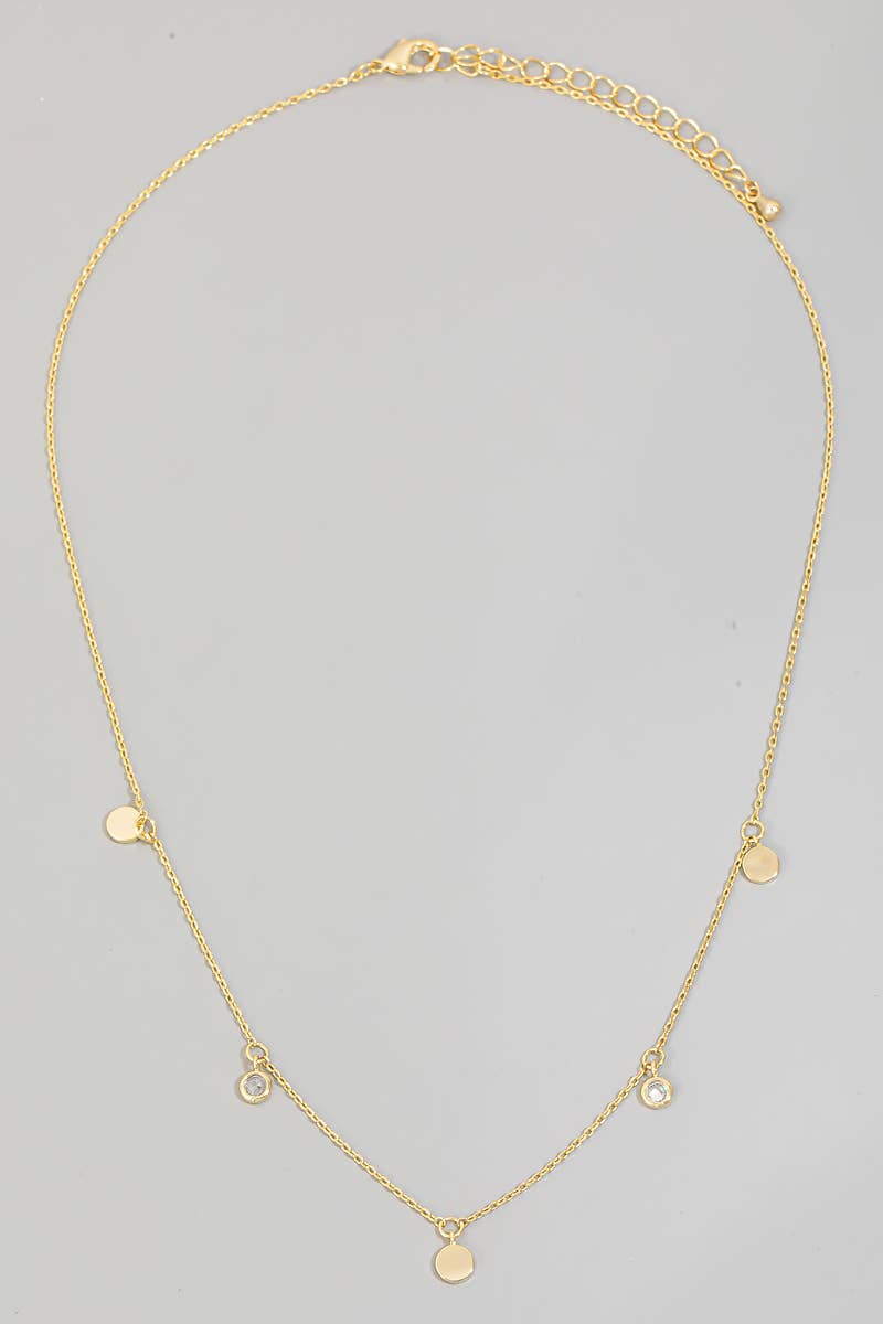 Coin Charms Chain Necklace