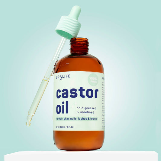 Castor Oil 100% Pure For Hair Skin Lashes