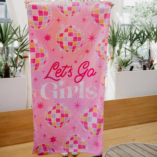 LET'S GO GIRLS TRAVEL TOWEL