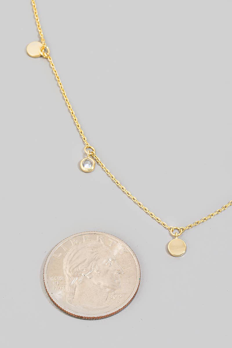 Coin Charms Chain Necklace