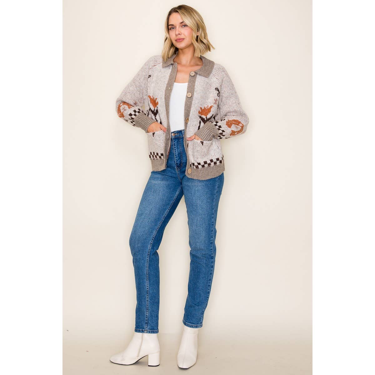 WESTERN SWEATER CARDIGAN