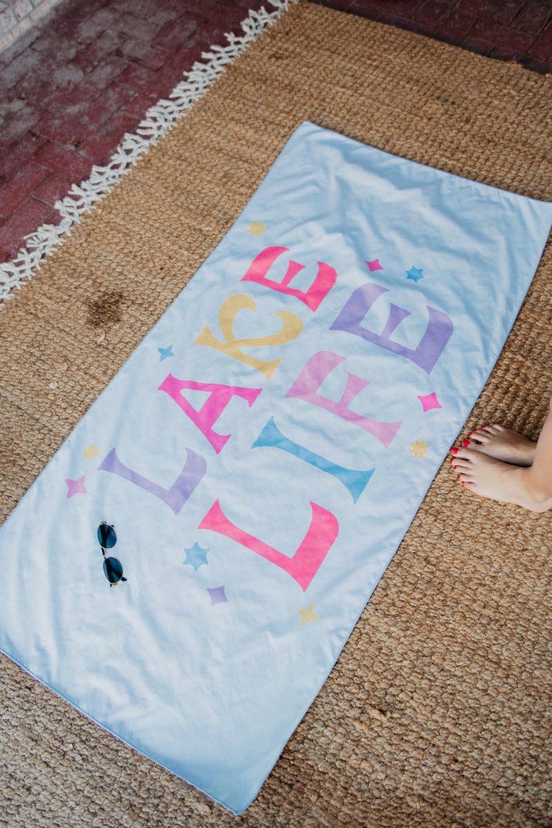 LAKE LIFE MICROFIBER TOWEL