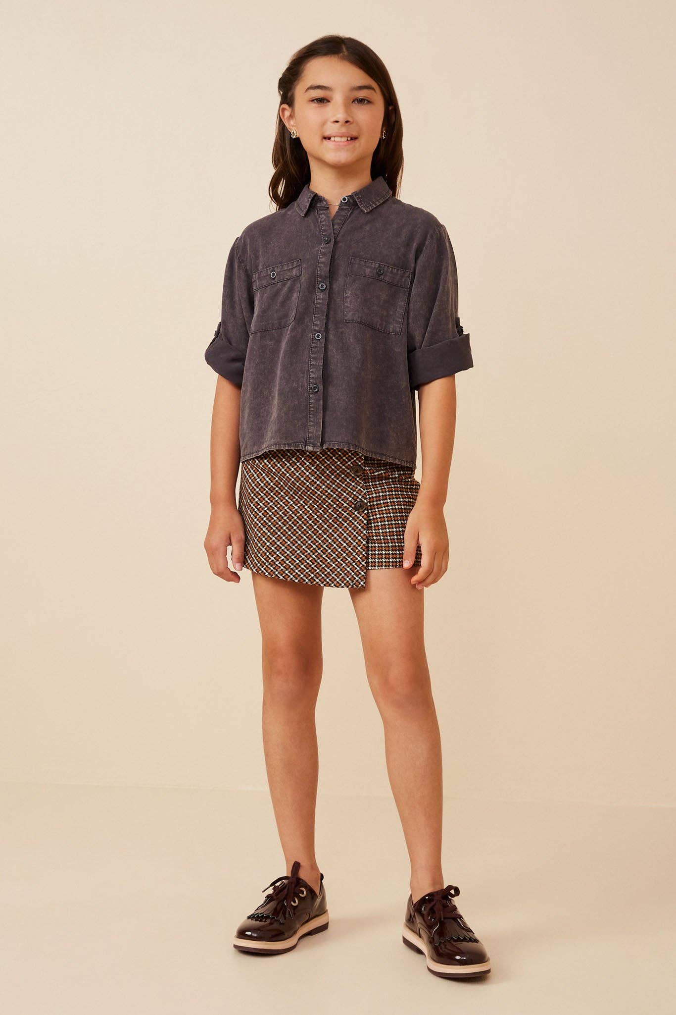 Girls Button Up Shirt