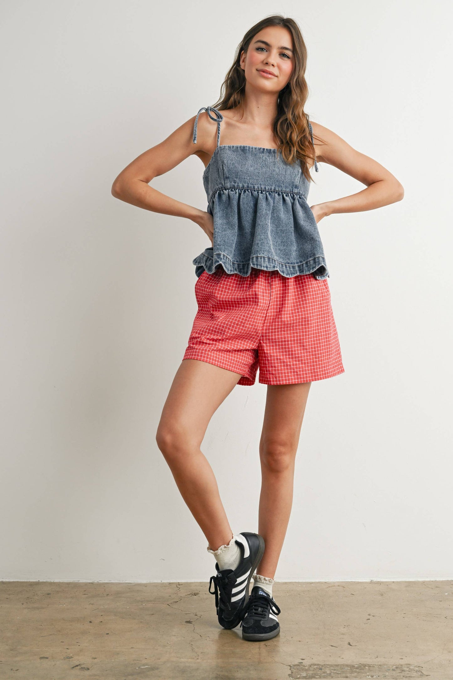 WIONA DENIM PEPLUM
