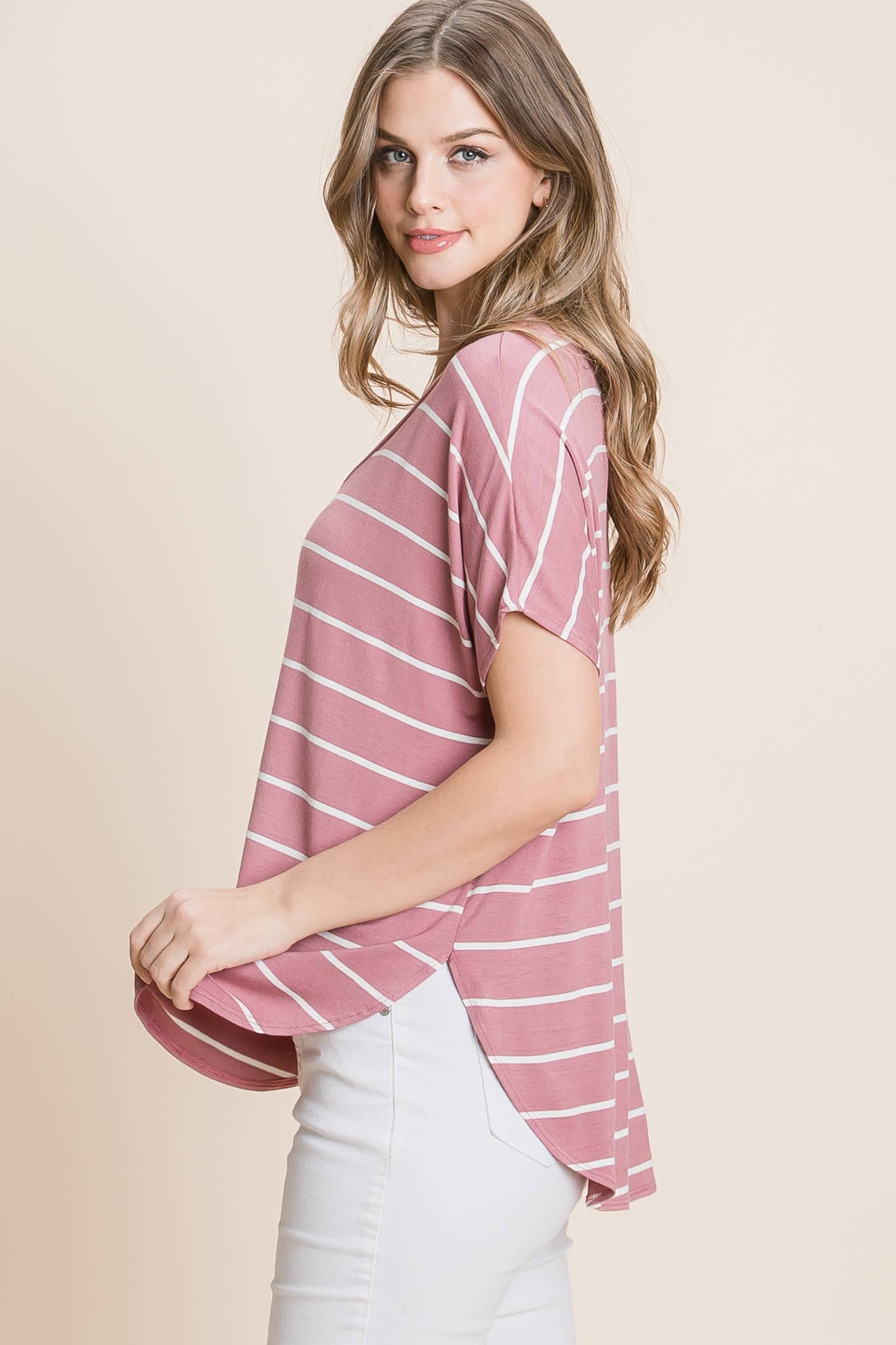 KAREN RELAXED FIT V-NECK