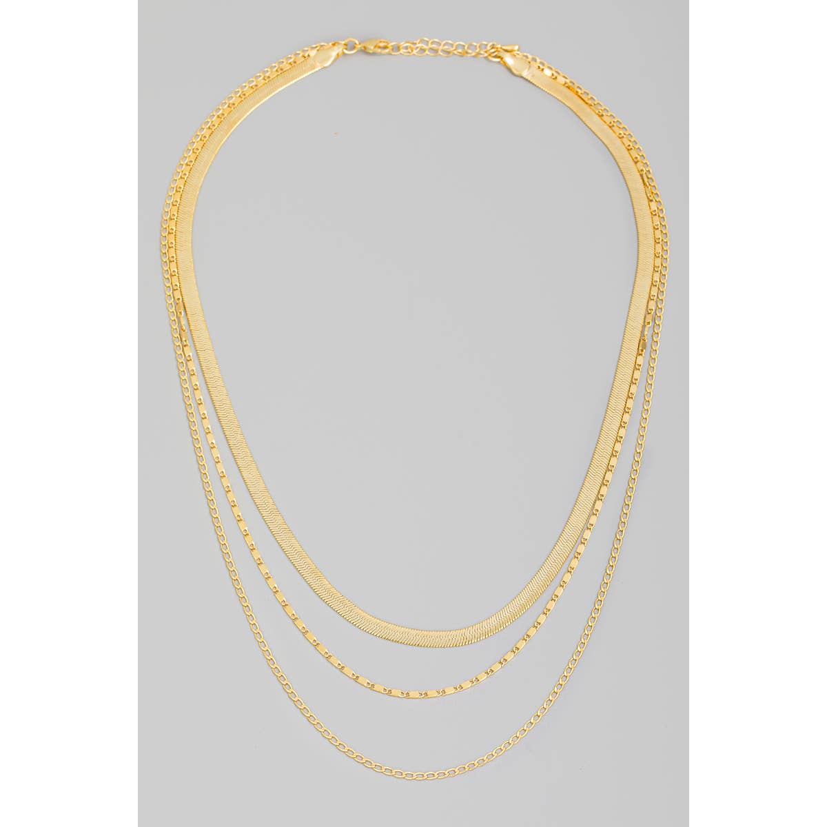 Assorted Layered Chain Link Necklace