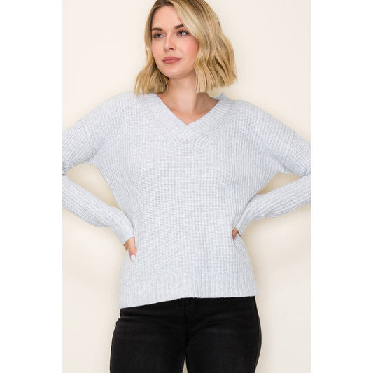 SWEET AND COZY GREY SWEATER