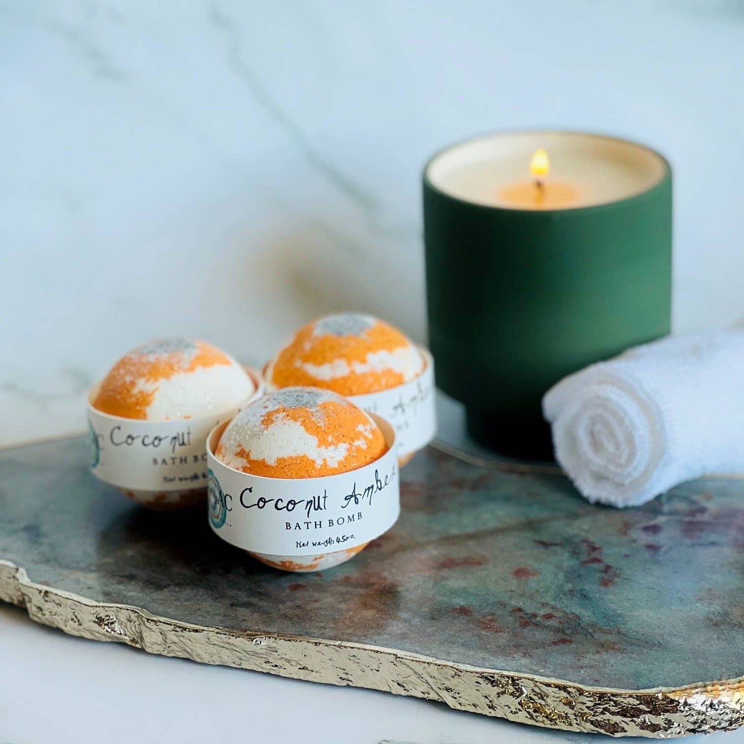 Coconut Amber Bath Bomb