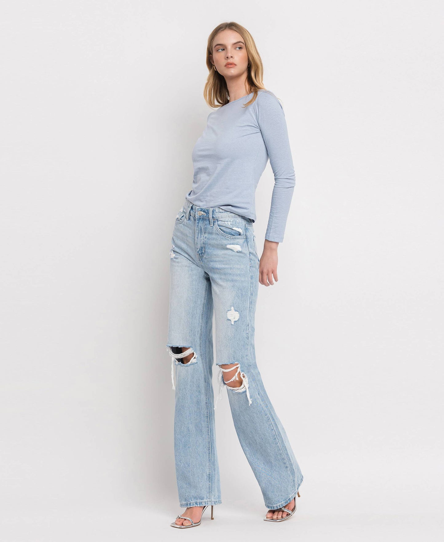 SUNNY 90'S VINTAGE HR FLARE JEANS