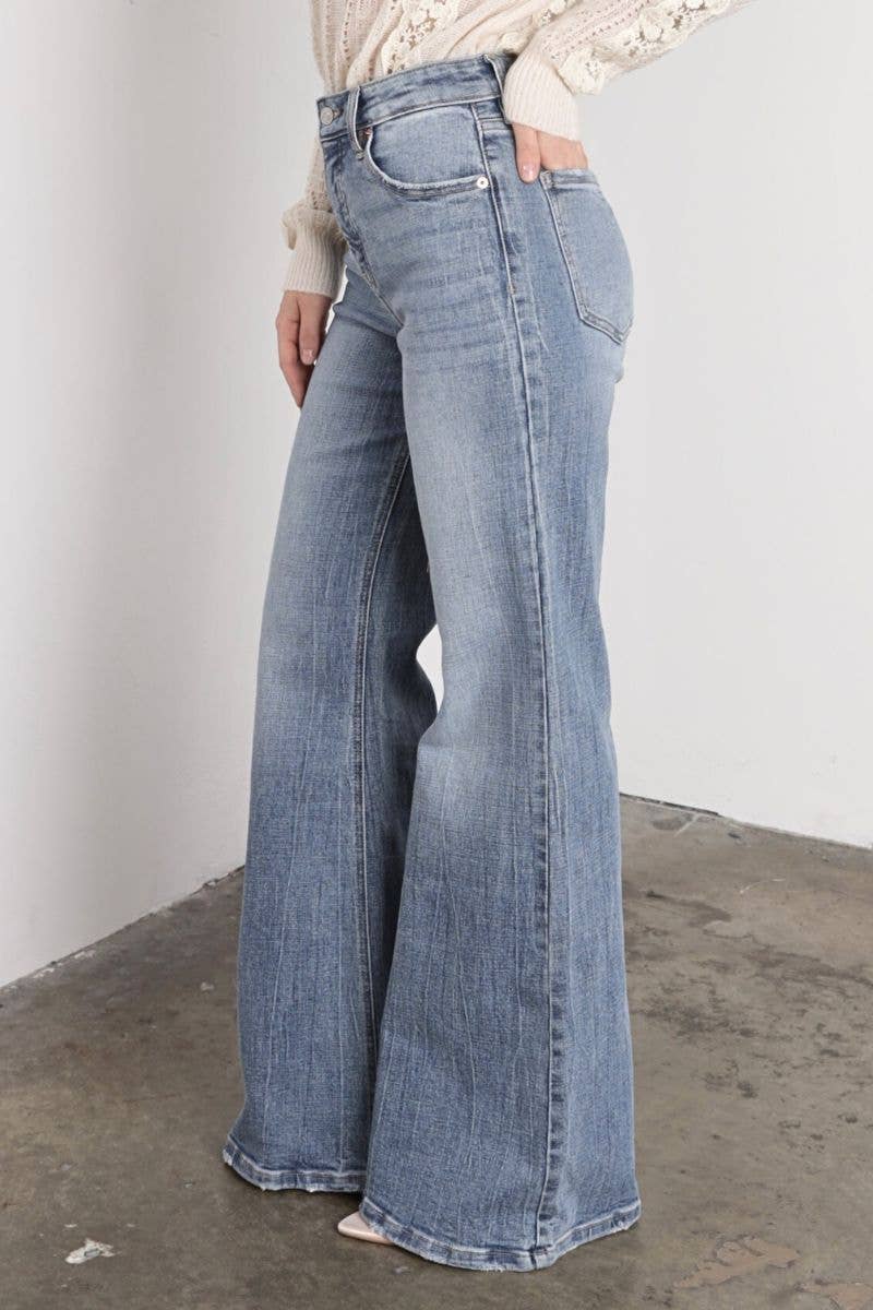 KRIS HIGH RISE PALAZZO JEANS