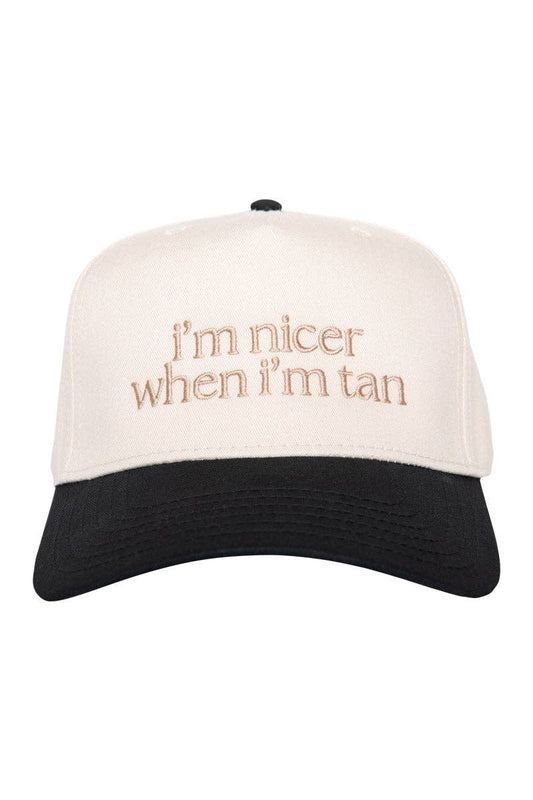 IM NICER WHEN IM TAN CAP