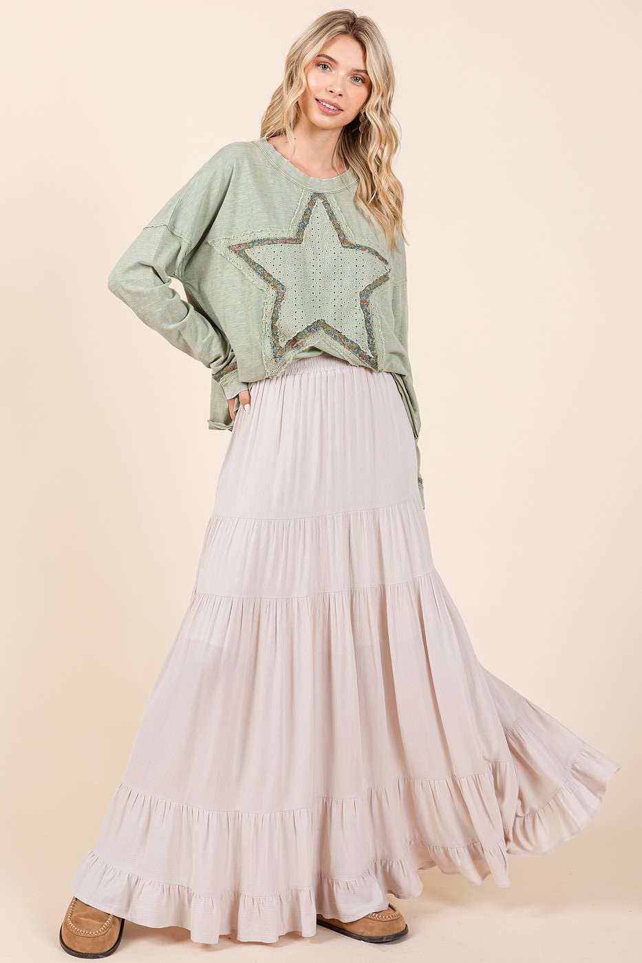 STEVIE TIERIED MAXI