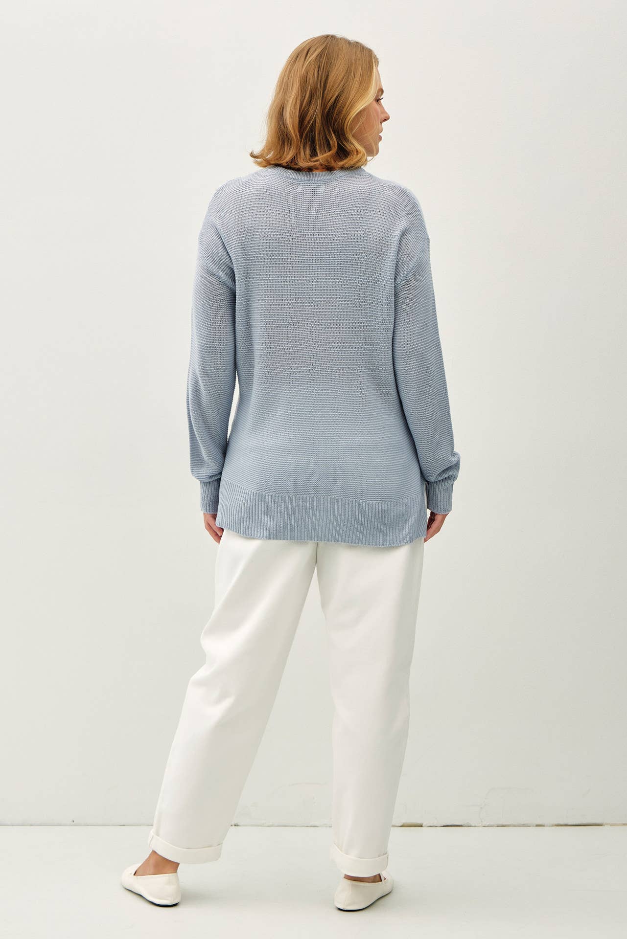 PLUS- SHAYLA KNITTED SWEATER