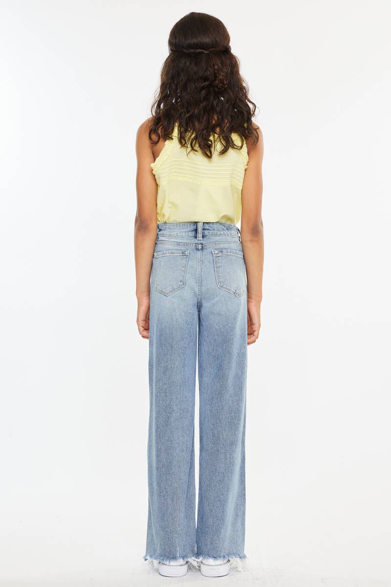 GIRLS VIENNA SLIM WIDE LEG KC JEANS
