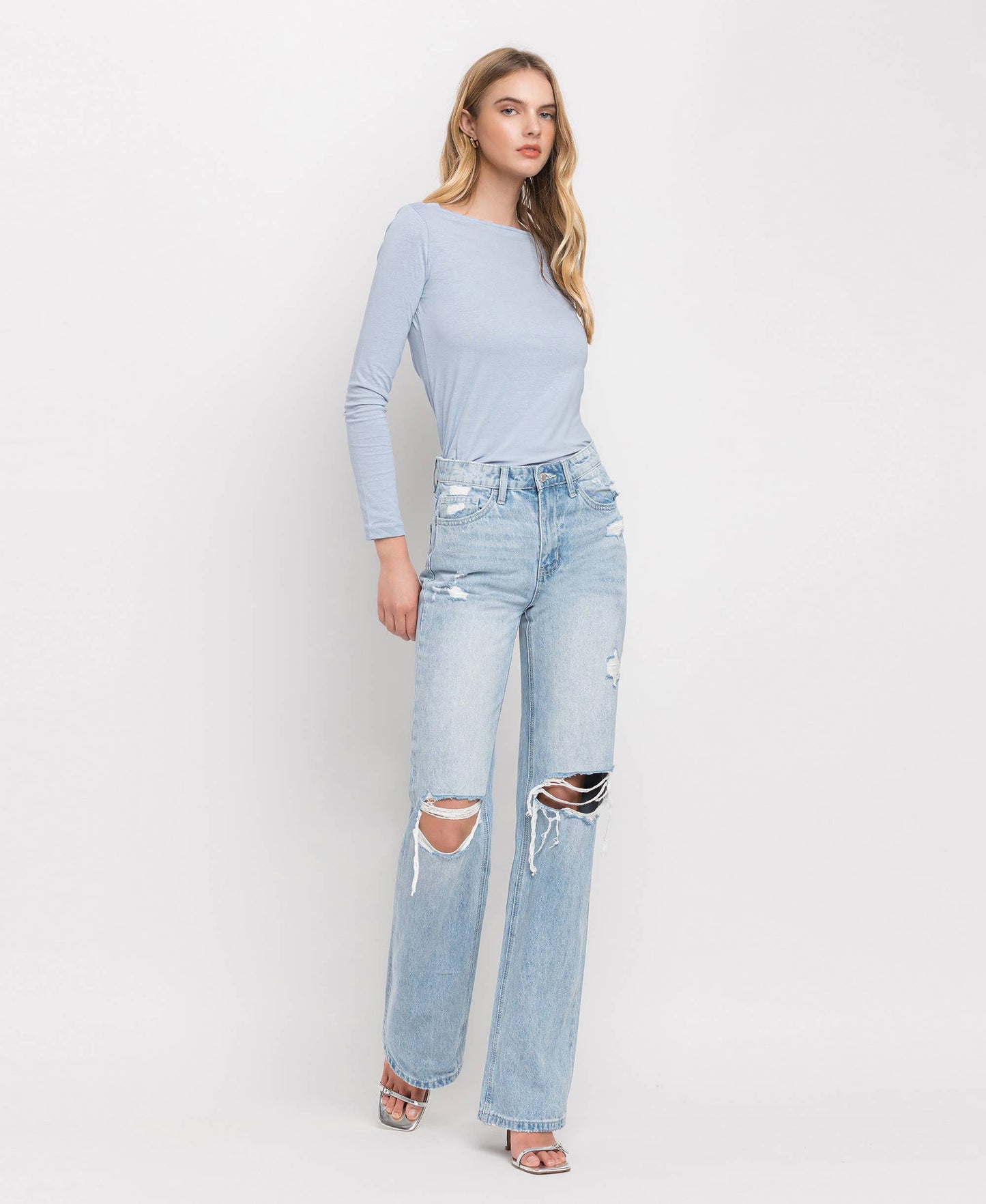 SUNNY 90'S VINTAGE HR FLARE JEANS
