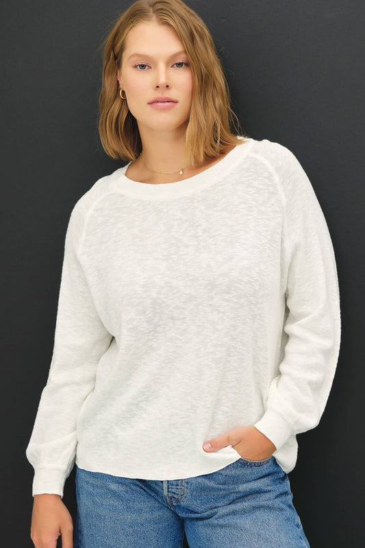 PLUS- LONG SLEEVE PULLOVER SWEATER