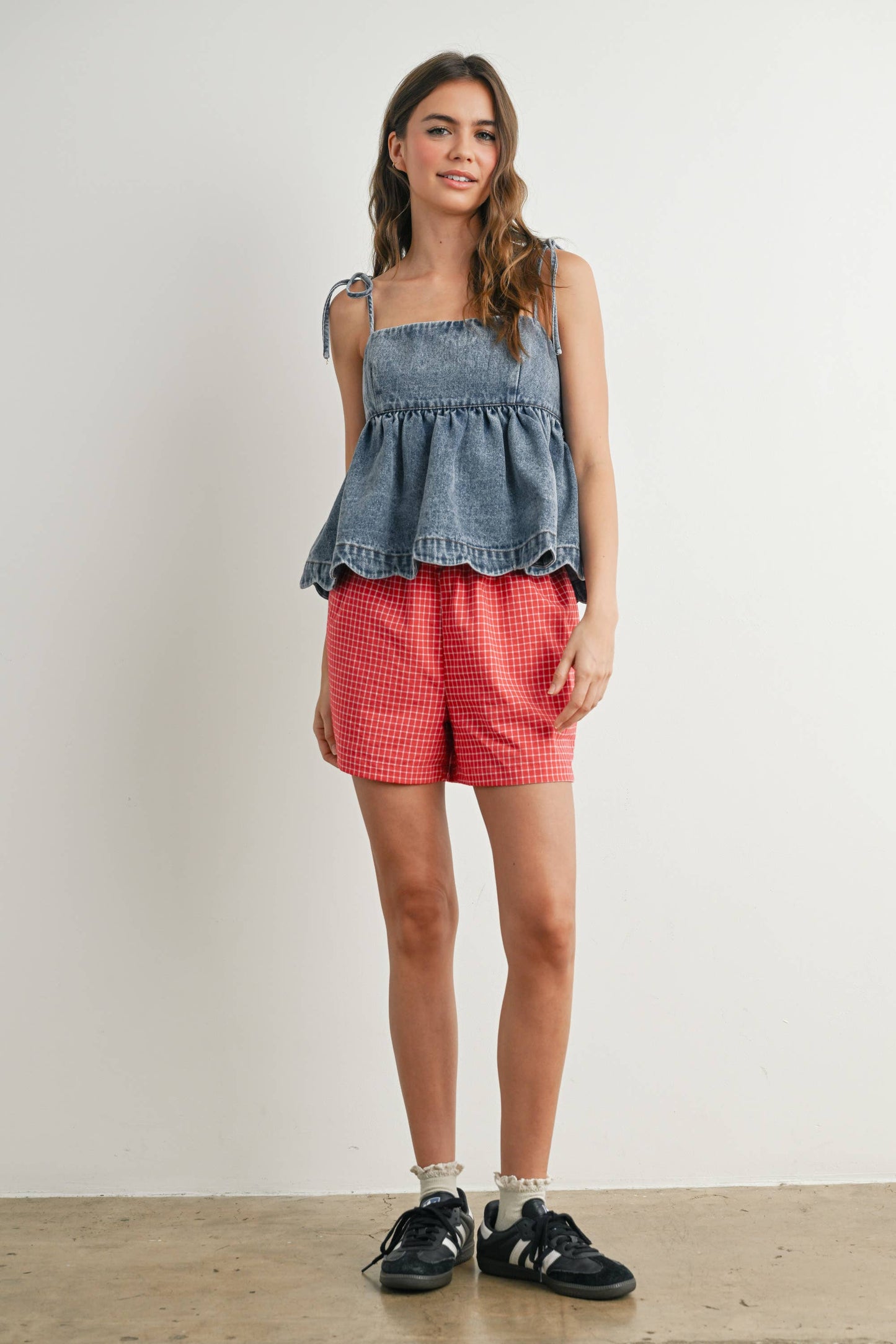 WIONA DENIM PEPLUM