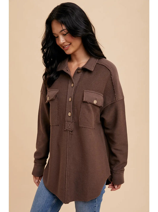 BETTE MOCHA SWEATSHIRT