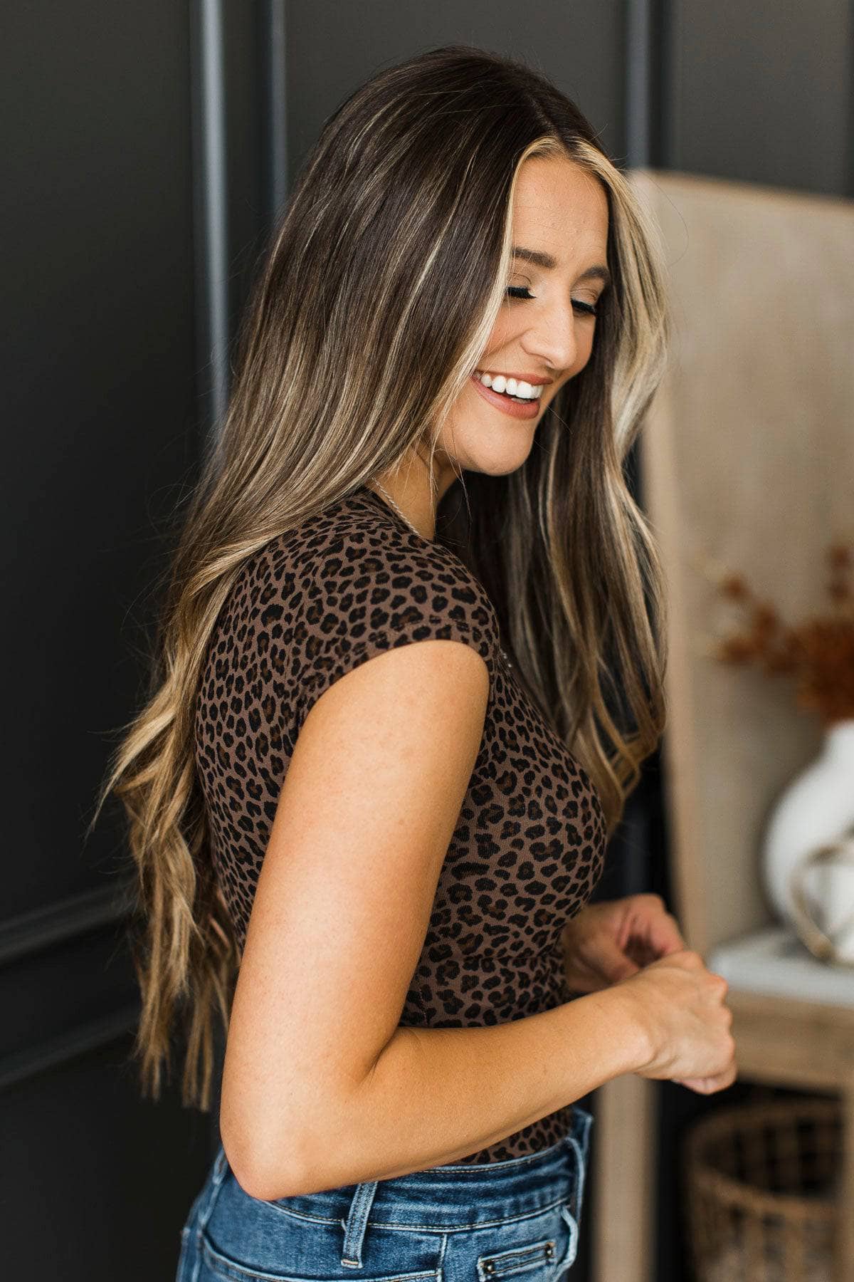 MINDY LEOPARD BODYSUIT