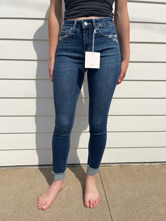 LV BRINNY CUFFED MID RISE SKINNIES