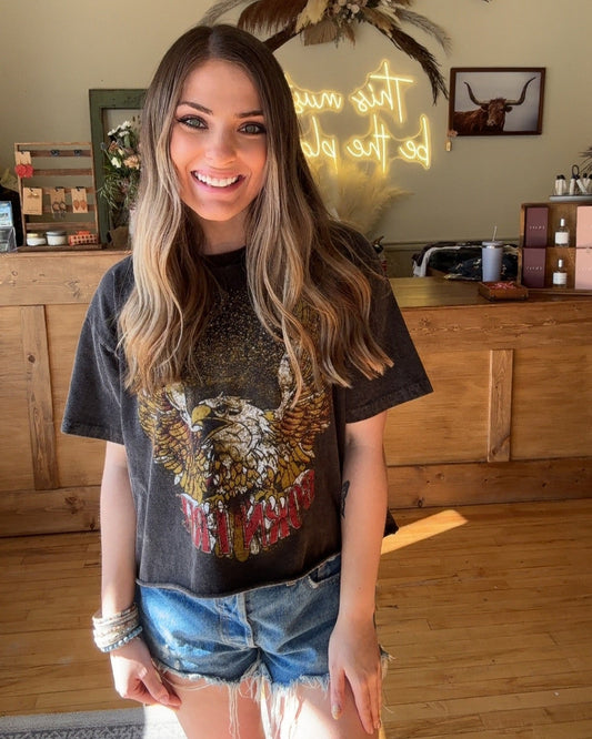 BORN FREE CROPPED TEE