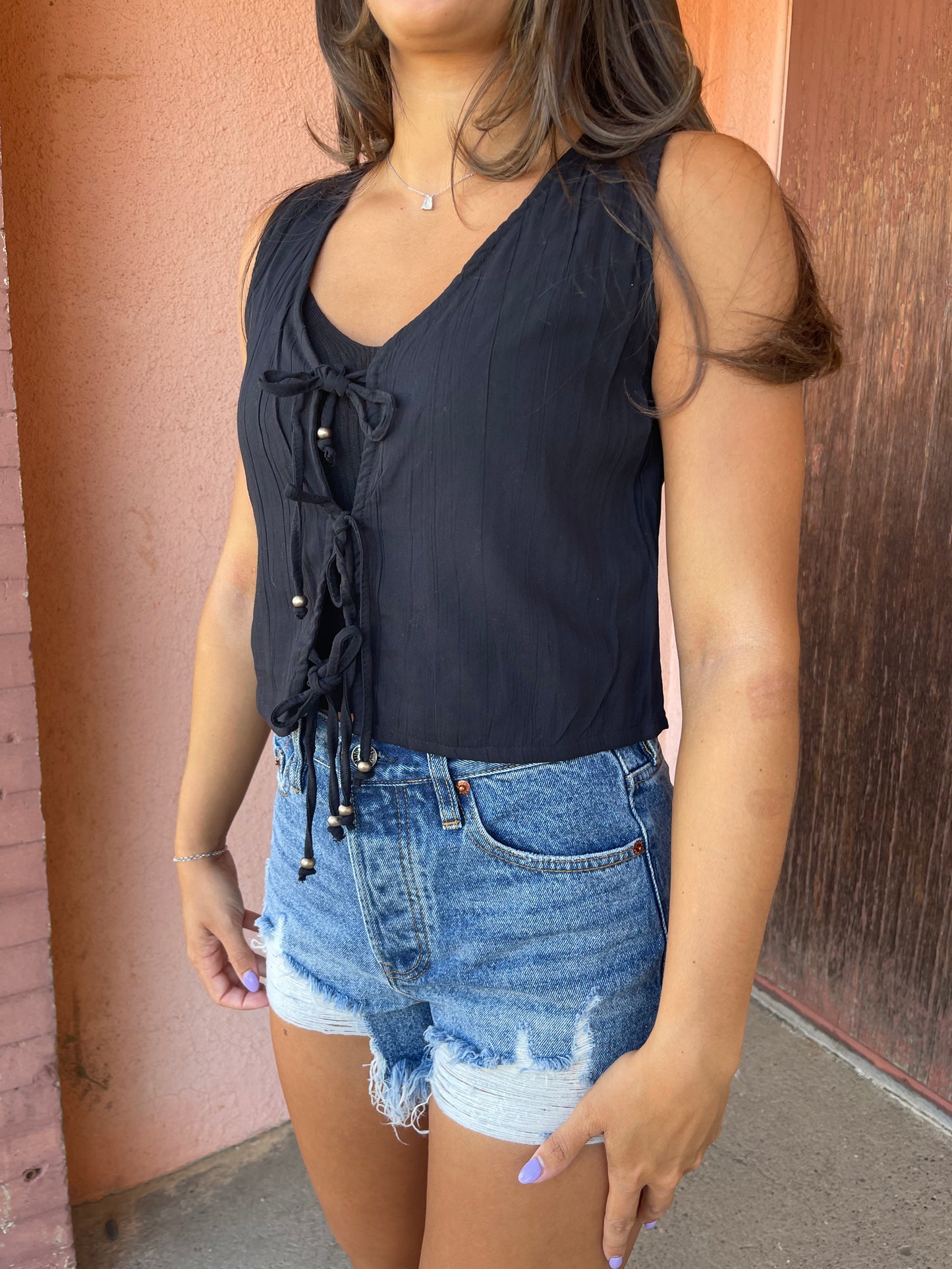MALINA TIE FRONT TANK