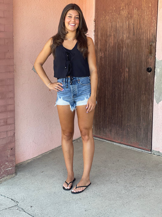 MALINA TIE FRONT TANK