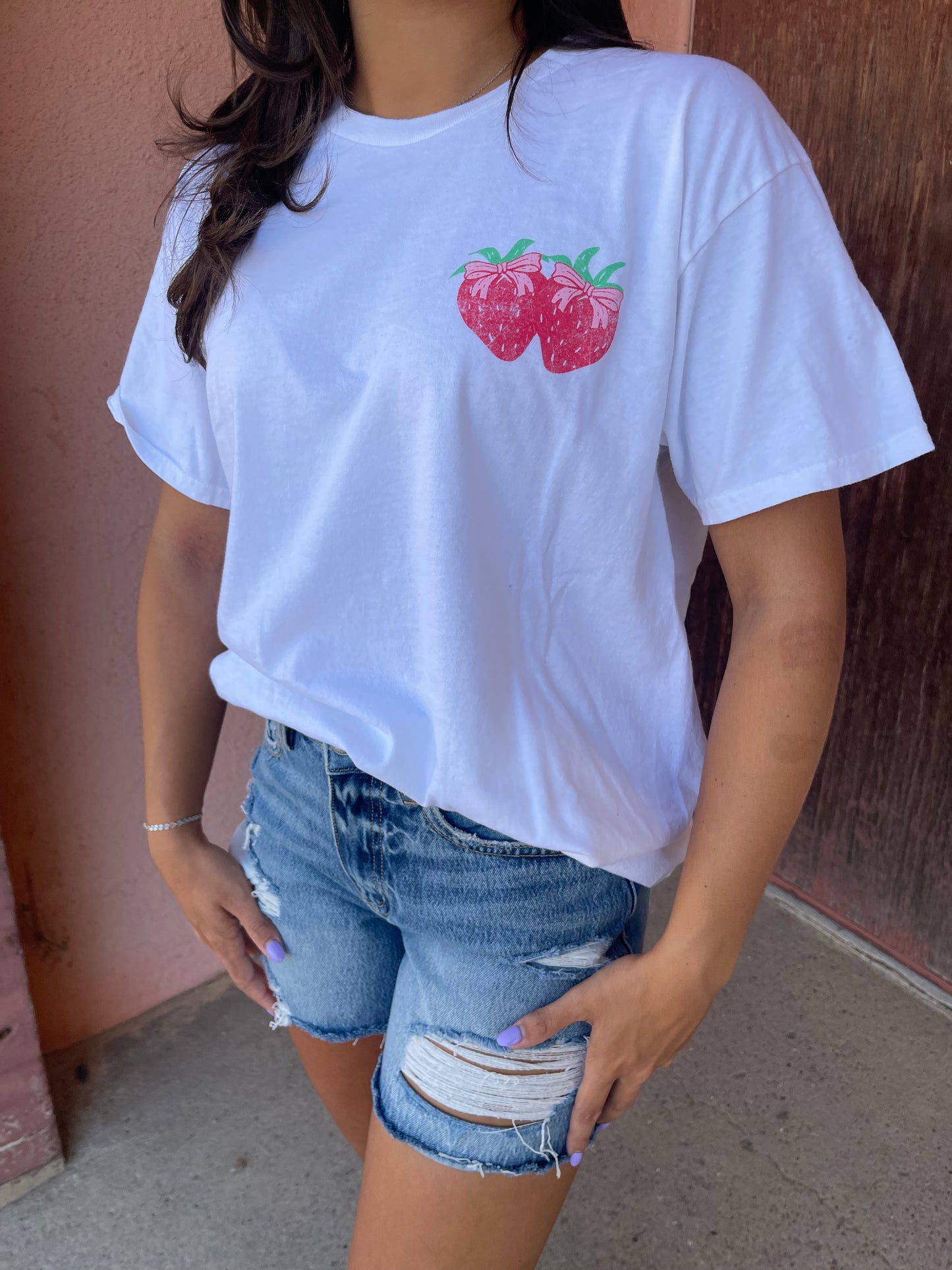 Enjoy the Good Days Berry Tee