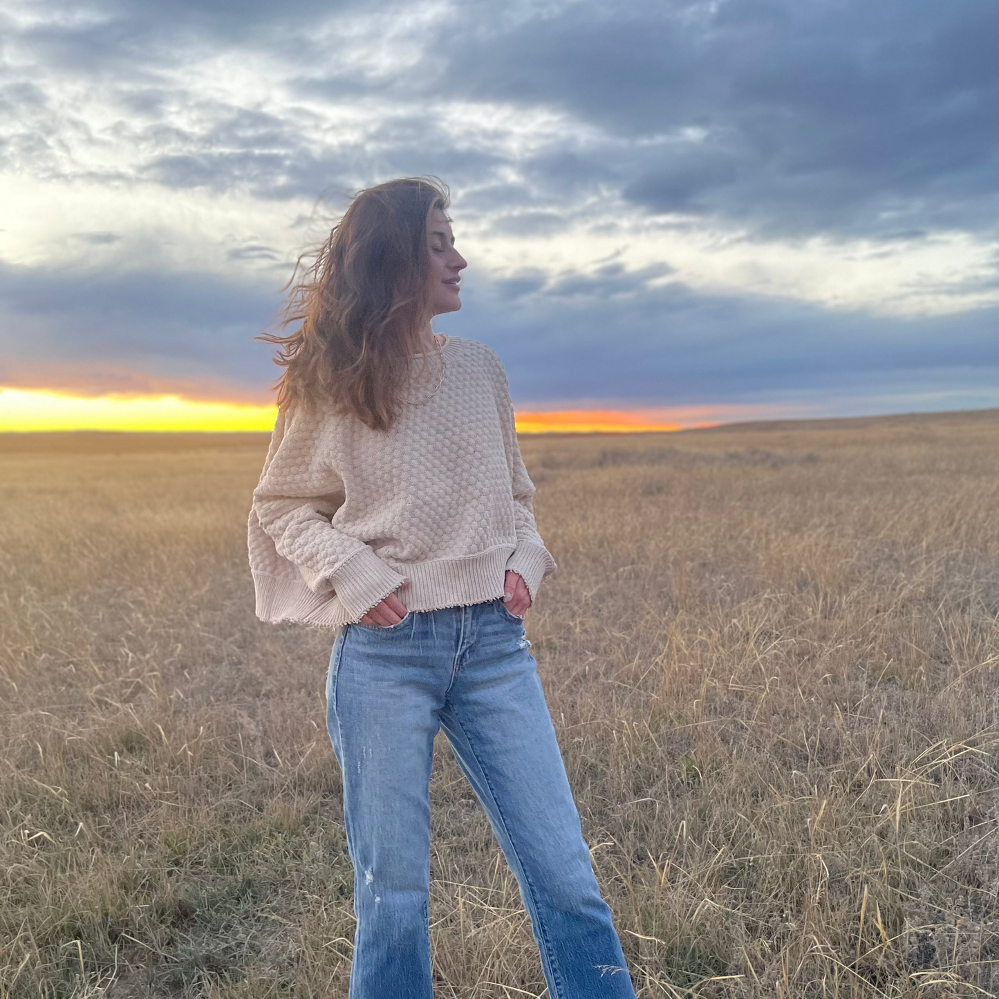 MARILYNE TEXTURE RIBBED SWEATER