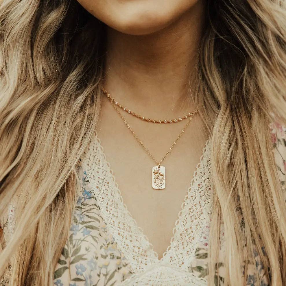 Blossom Necklace: 19"