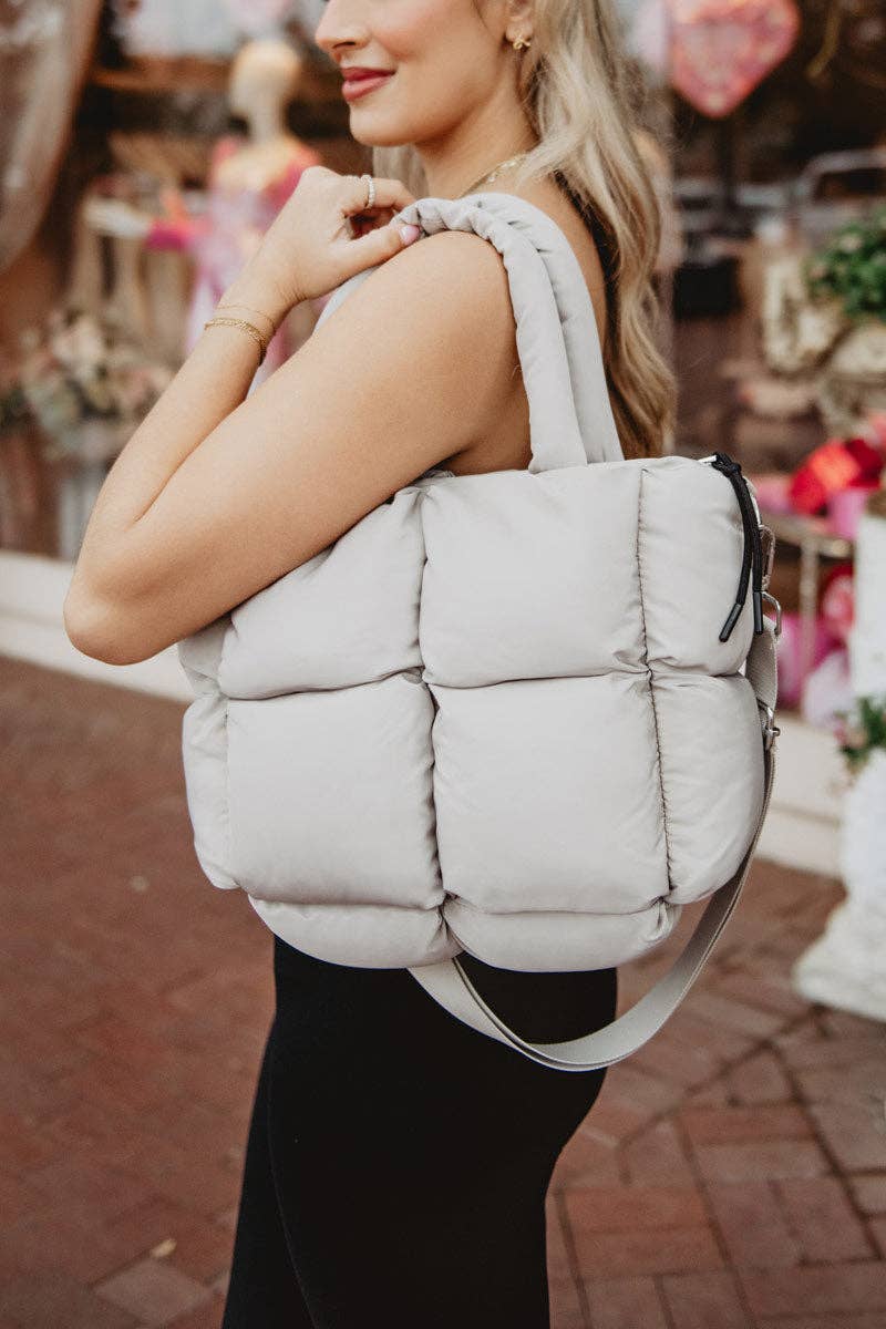 SAND MINI TOTE PURSE
