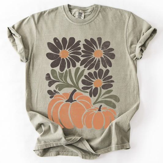 FLORAL FALL GRAPHIC T
