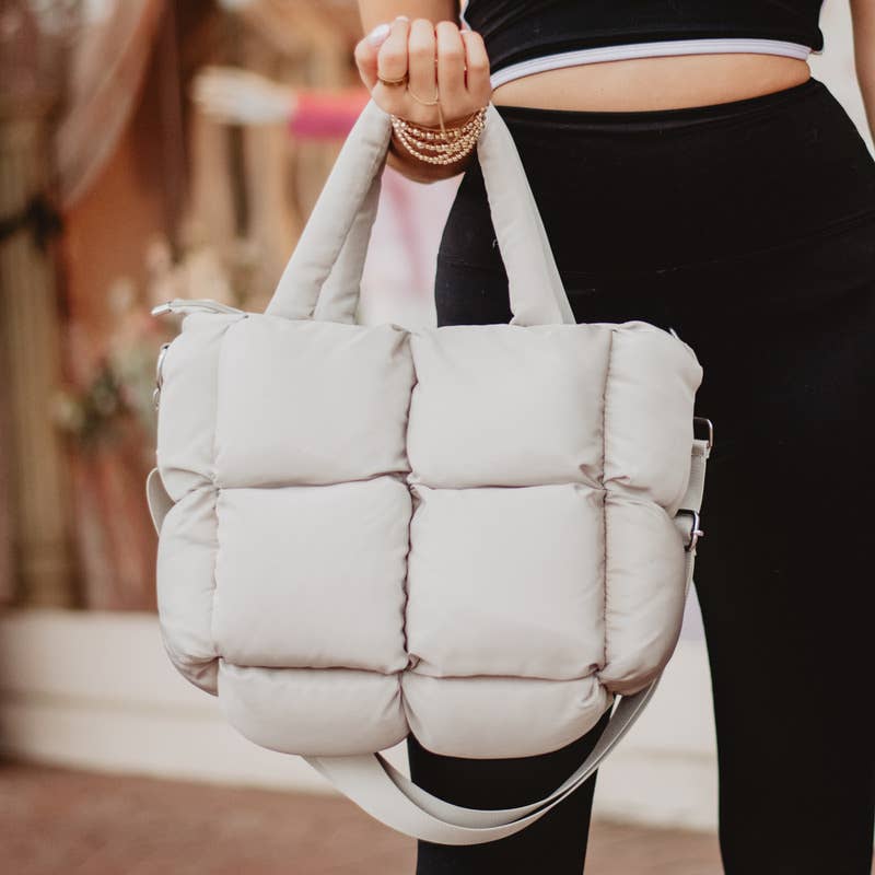 SAND MINI TOTE PURSE