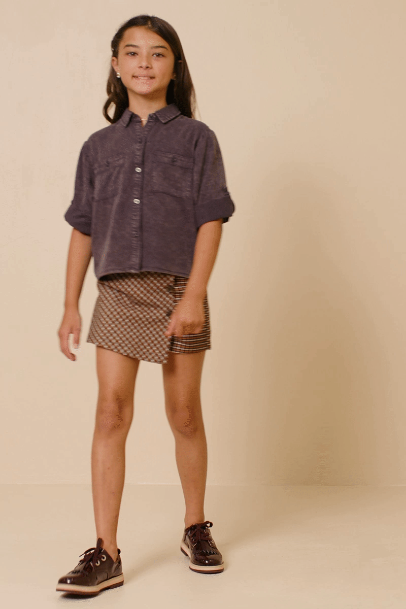 Girls Button Up Shirt