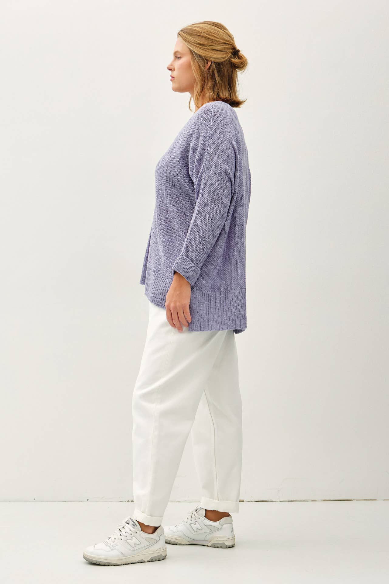 PLUS- CASELLA CUFF SWEATER